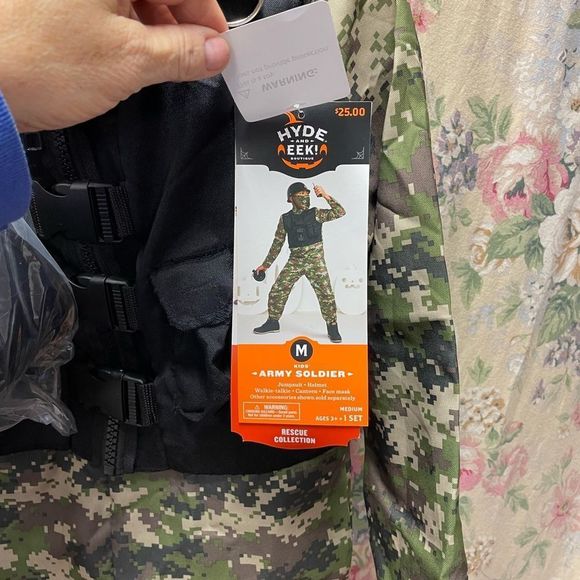 Army soldier dress up Halloween costume - Picture 4 of 7